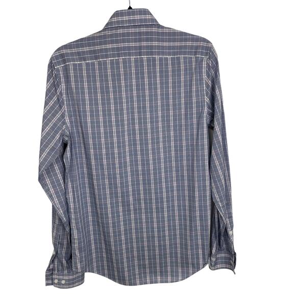 Michael Kors Plaid Long Sleeve Button Down Men's Medium - Picture 5 of 5